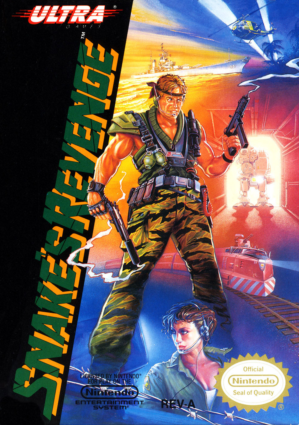 SNAKE'S REVENGE - NES (W/BOX)