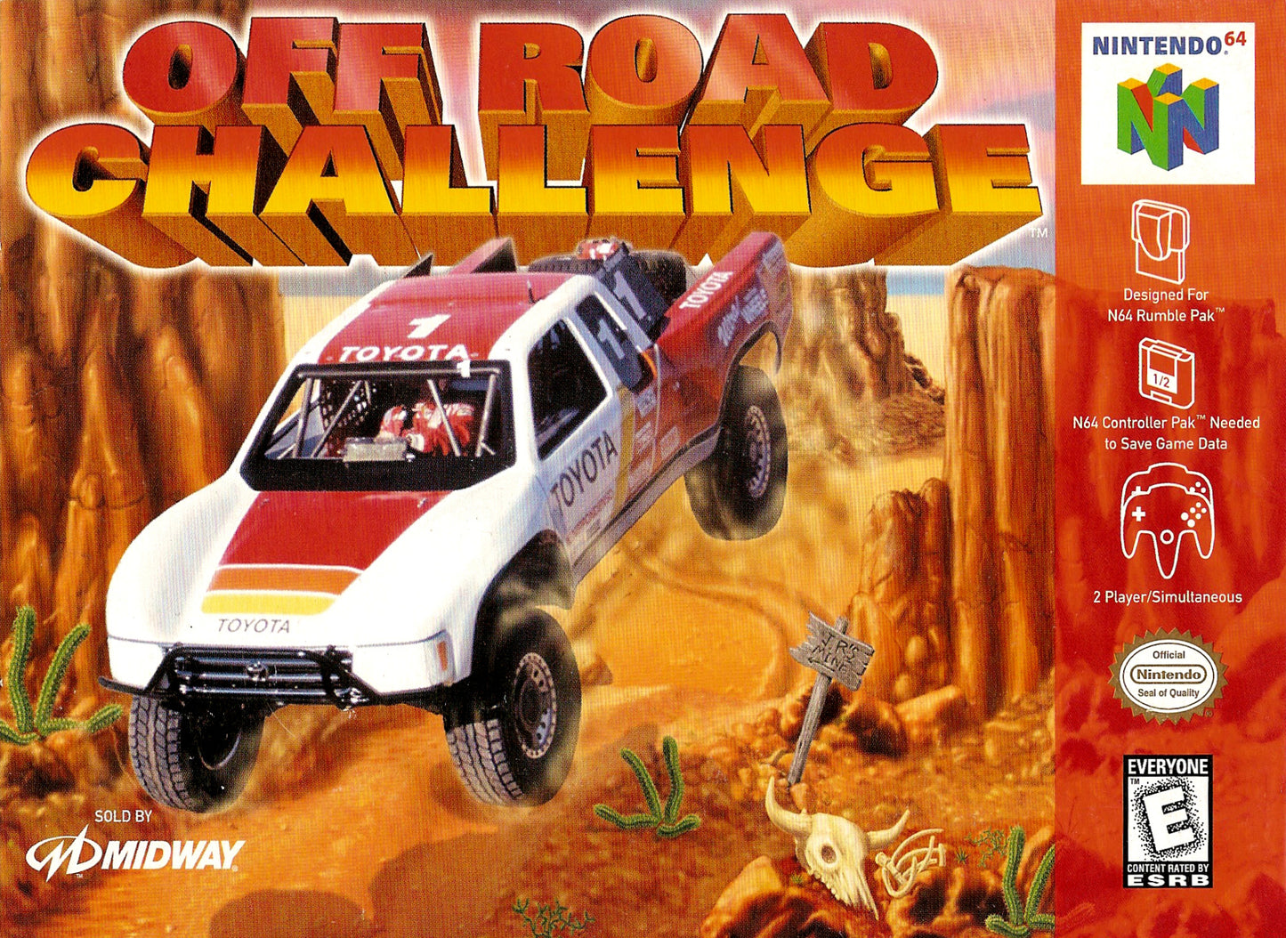 OFF ROAD CHALLENGE - N64 (W/BOX)