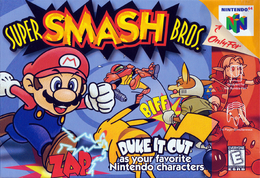 SUPER SMASH BROS. - N64 (W/BOX)