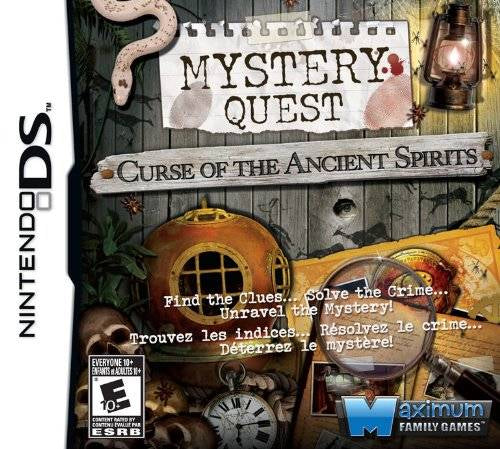 MYSTERY QUEST: CURSE OF THE ANCIENT SPIR - DS