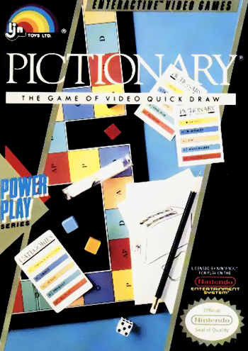 PICTIONARY - NES (W/BOX)