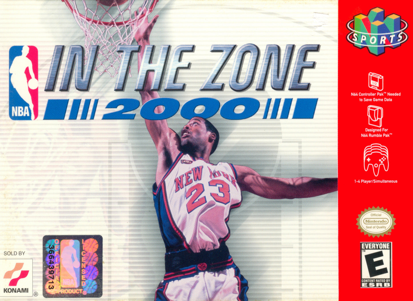 NBA IN THE ZONE 2000 - N64 (W/BOX)
