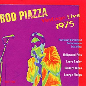 PIAZZA, ROD - VINTAGE LIVE 1975