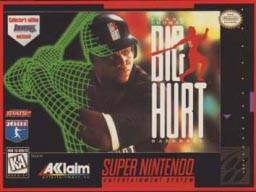 FRANK THOMAS BIG HURT BASEBALL - SNES (W/BOX)