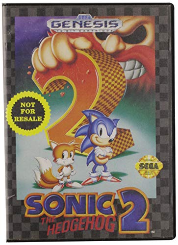 SONIC THE HEDGEHOG 2 - GENESIS (W/ MANUAL & BOX)