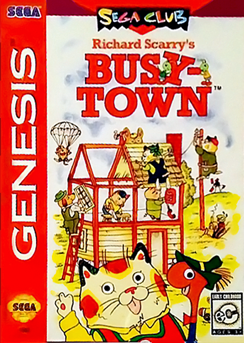 RICHARD SCARRY'S BUSYTOWN - GENESIS (CARTRIDGE ONLY)