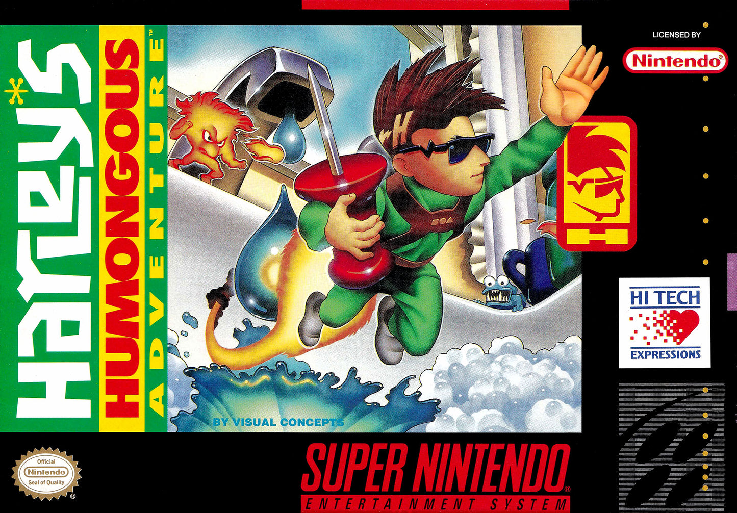 HARLEY'S HUMONGOUS ADVENTURE - SNES (W/BOX)