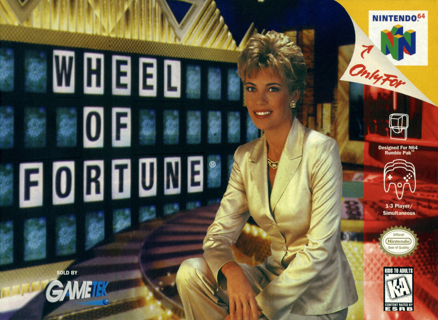 WHEEL OF FORTUNE - N64 (W/BOX)