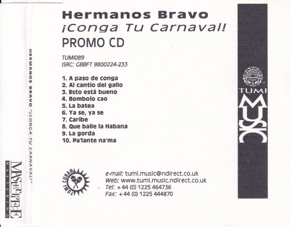 HERMANOS BRAVO - CONGA TU CARNAVAL (CUBA)
