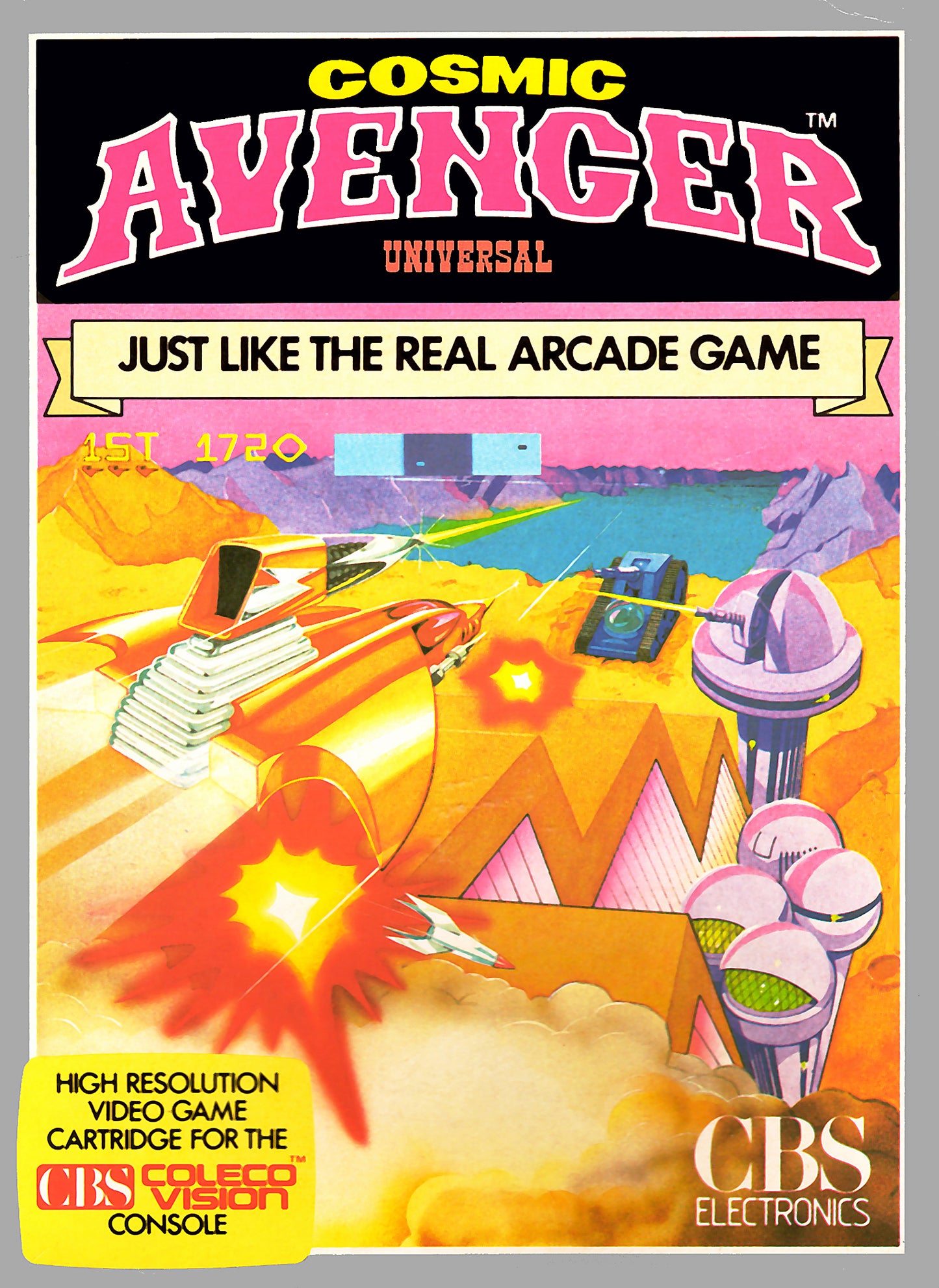 COSMIC AVENGER - COLECO (CARTRIDGE ONLY)