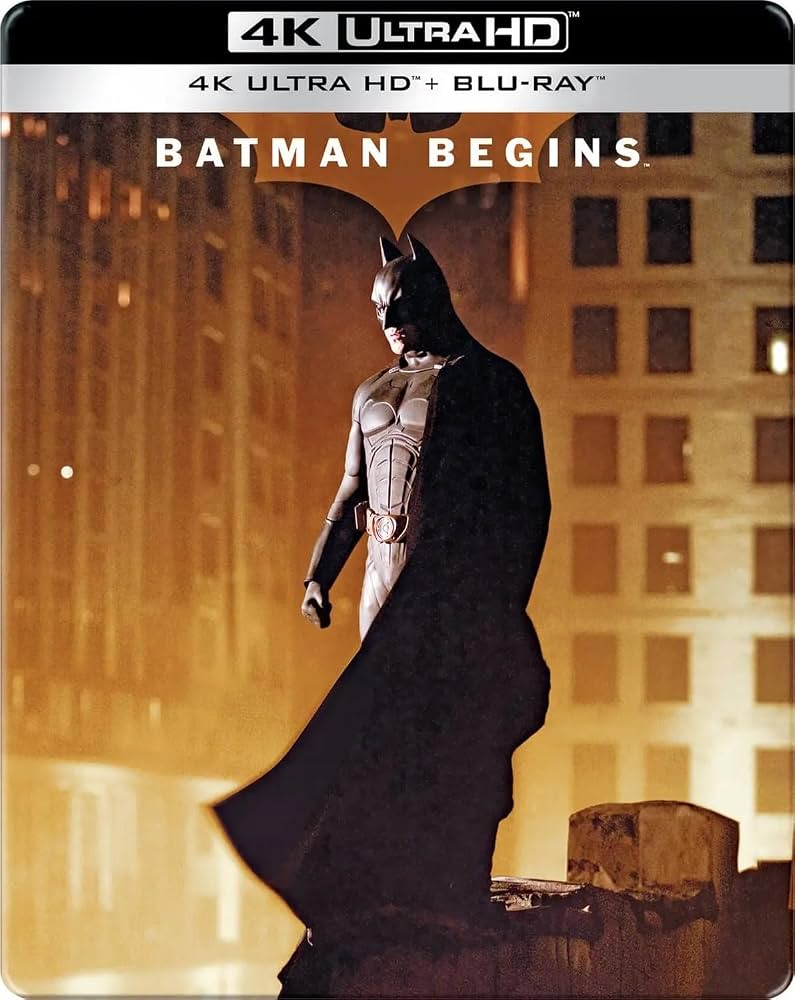 BATMAN BEGINS - BLU-4K-INC. BLU COPY (STEELBOOK)