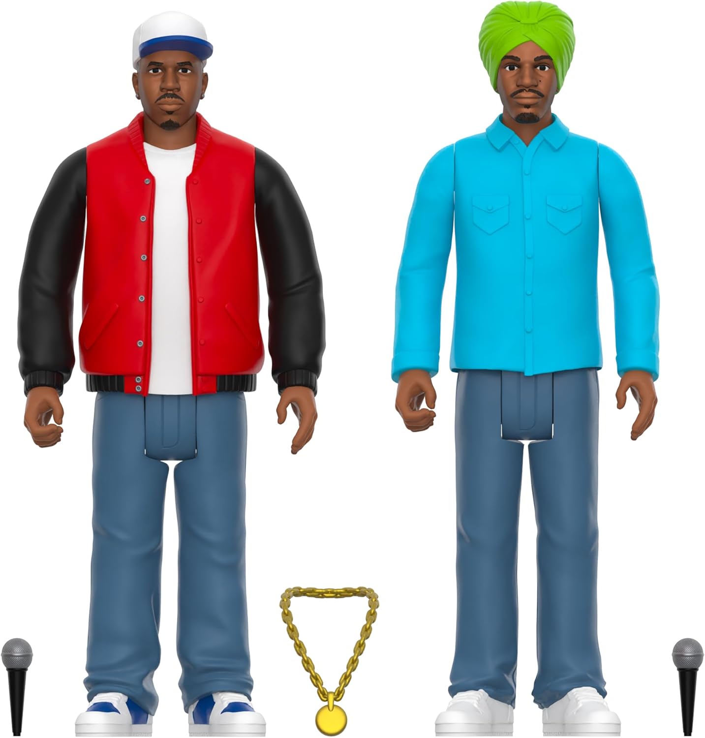 OUTKAST: BIG BOI/ANDRE 3000 (ALIEN 2-PACK) - SUPER 7-REACTION-3.75"