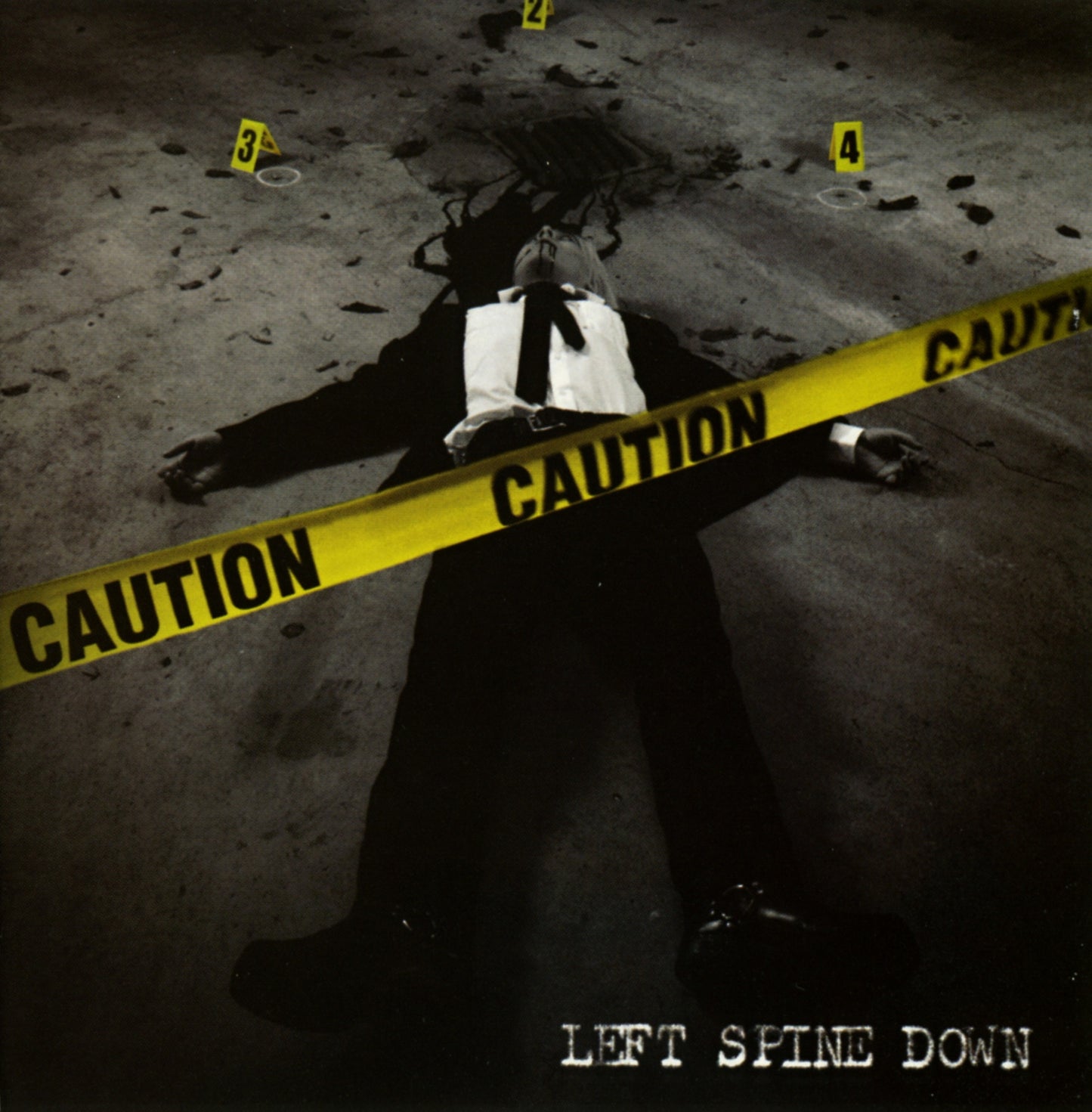 LEFT SPINE DOWN - CAUTION