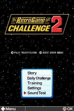 RETRO GAME CHALLENGE - DS