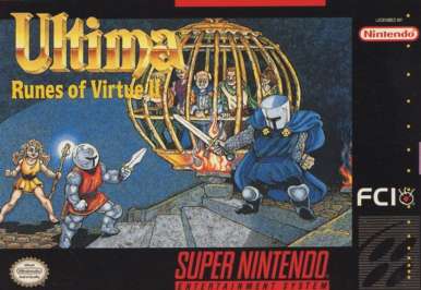 ULTIMA: RUNES OF VIRTUE II - SNES (W/BOX & MANUAL)