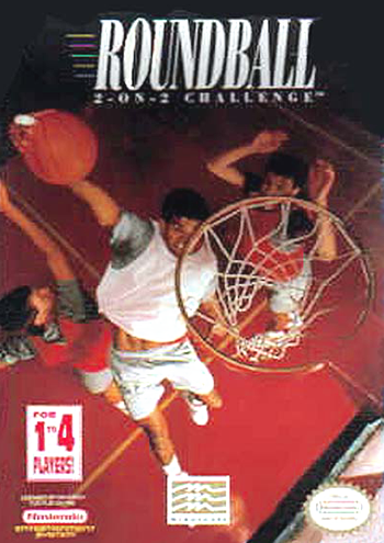 ROUNDBALL 2-ON-2 CHALLENGE - NES (W/BOX & MANUAL)
