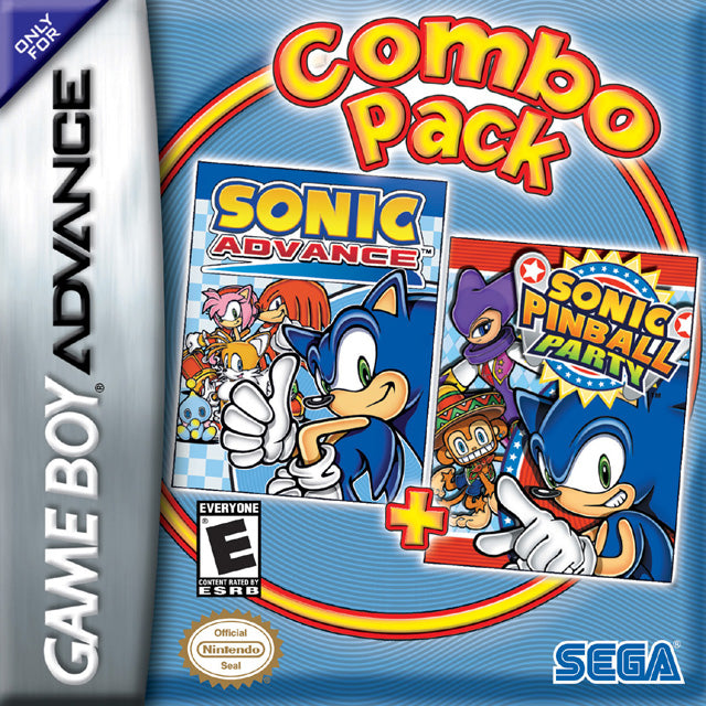 SONIC ADVANCE/SONIC PINBALL PARTY - GBA