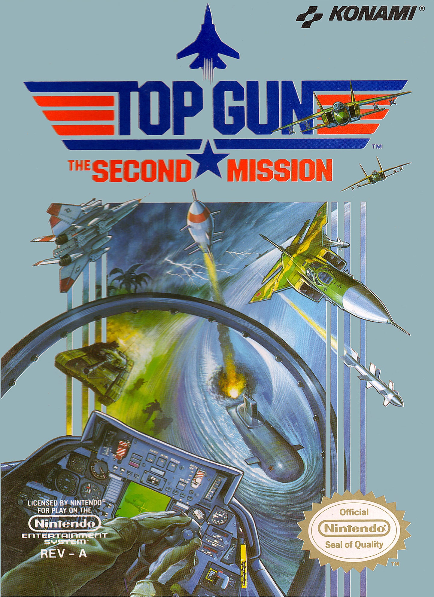 TOP GUN: THE SECOND MISSION - NES
