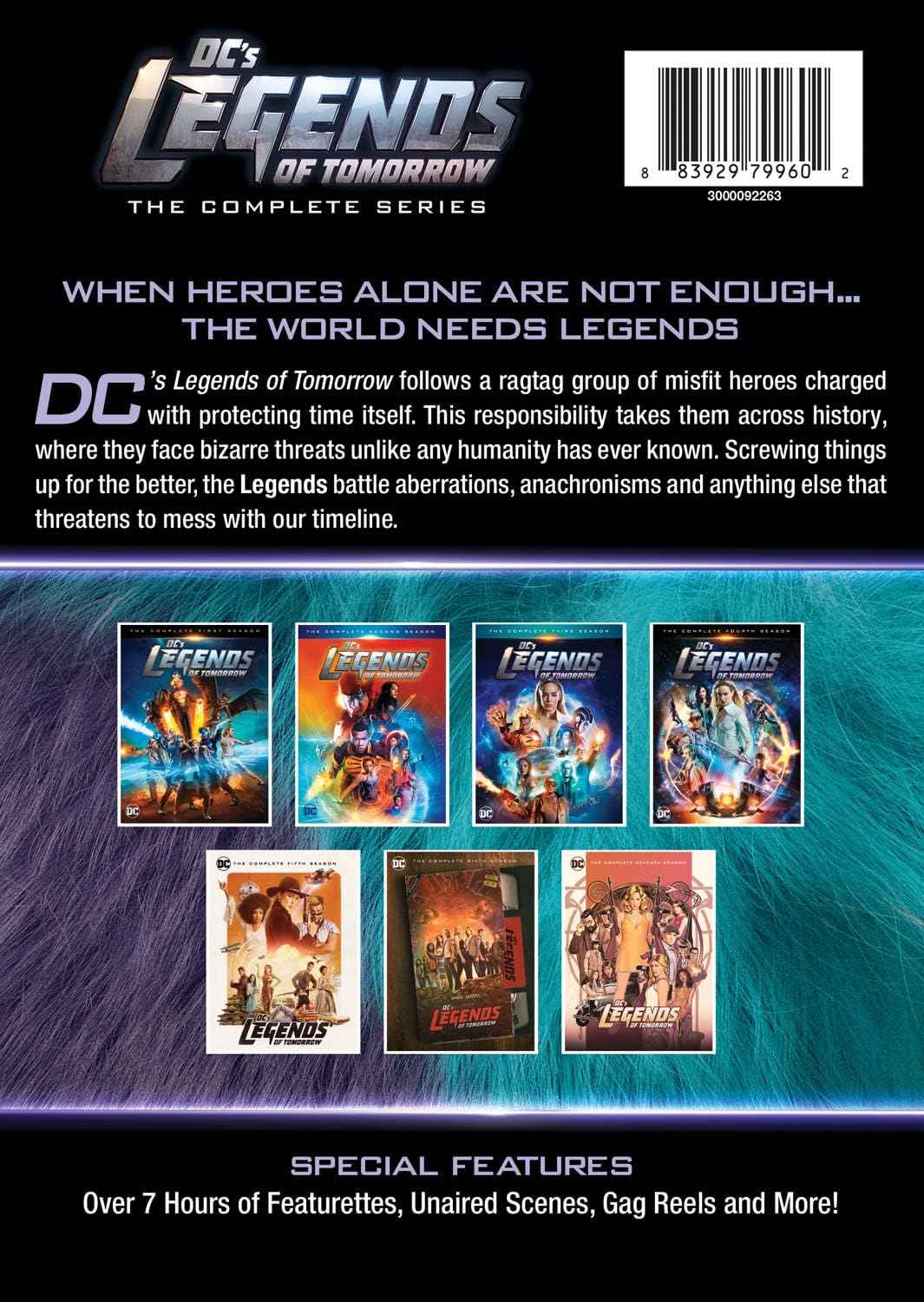 DC'S LEGENDS OF TOMORROW - DVD-COMPLETE SERIES