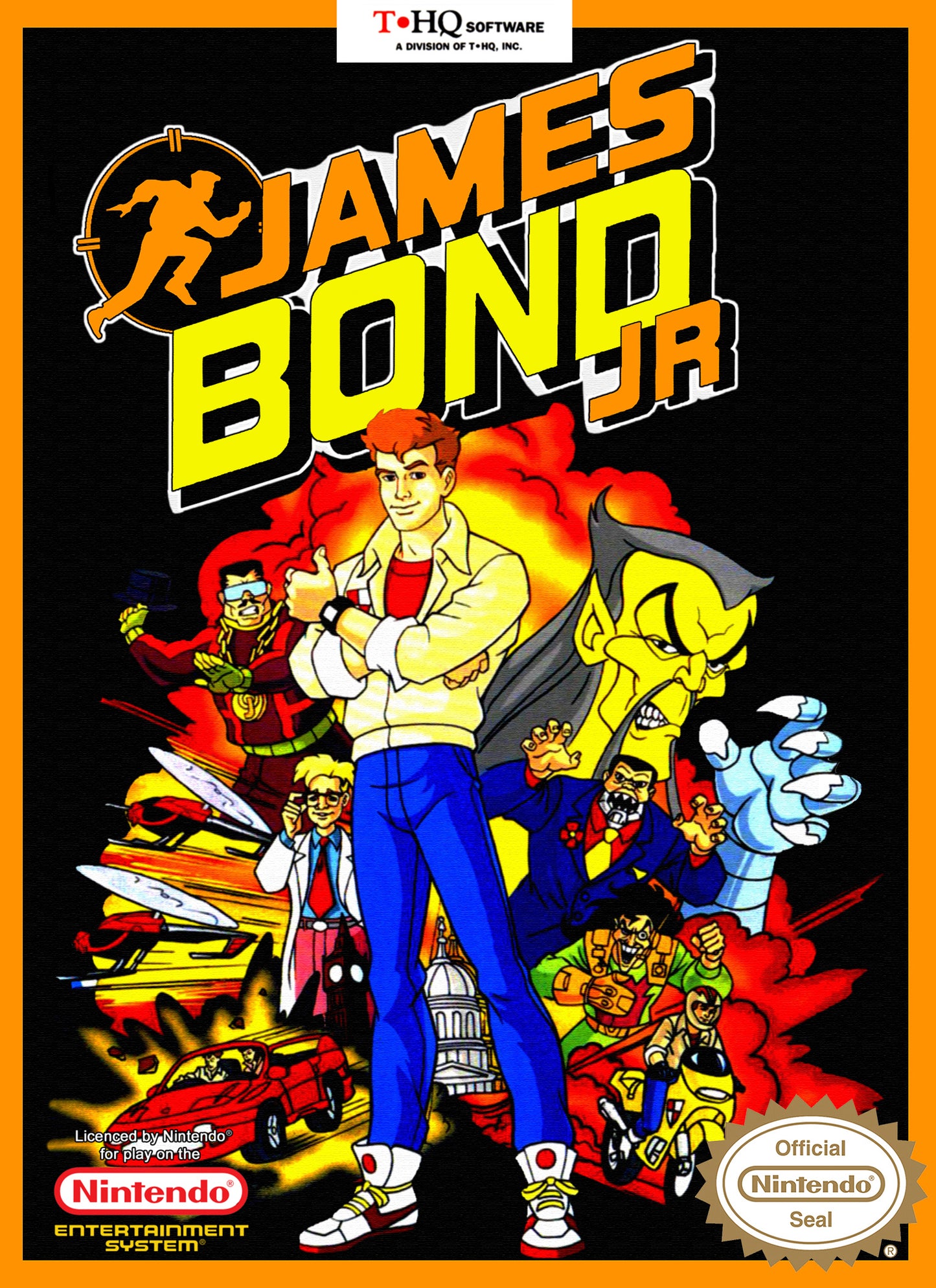 JAMES BOND JR. - SNES (W/BOX)