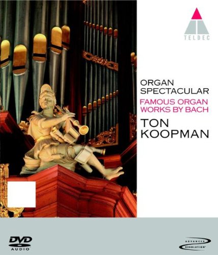 KOOPMAN, TON - DVD-ORGAN SPECTACULAR-BACH (AUDIO ONLY)