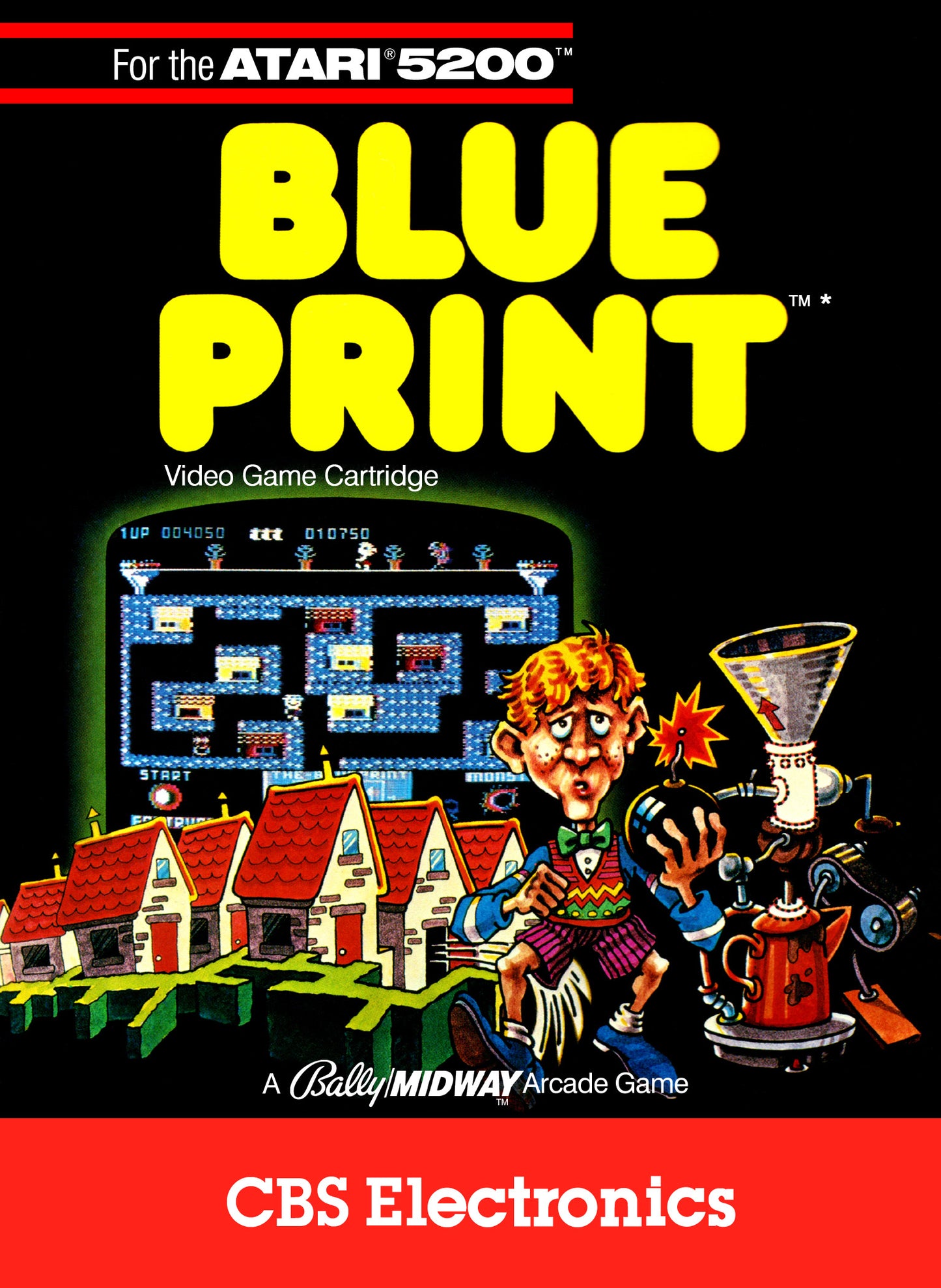 BLUE PRINT - ATARI5200 (CARTRIDGE ONLY)