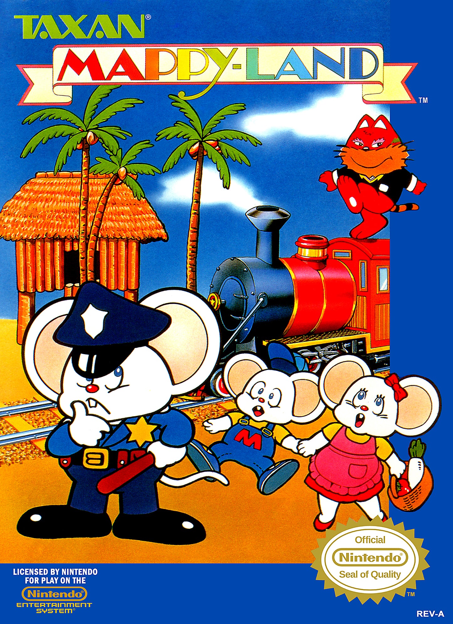 MAPPY-LAND - NES (W/BOX)