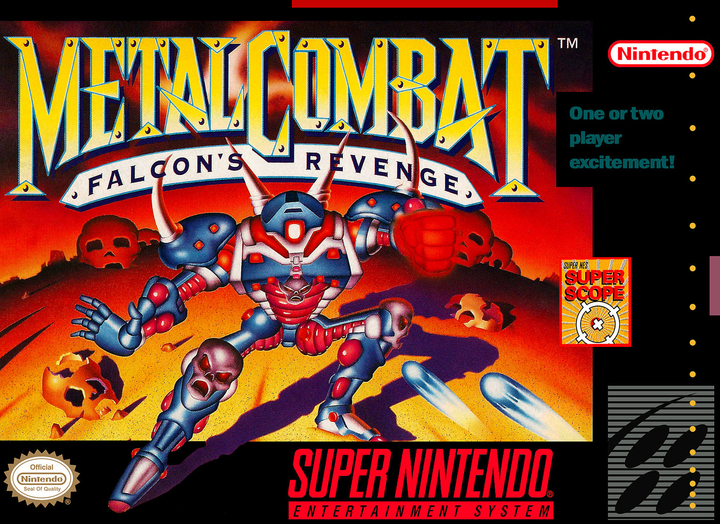 METAL COMBAT - SNES (W/BOX)
