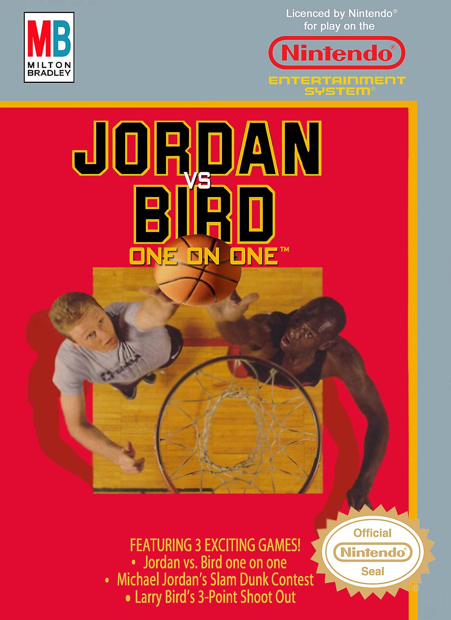 JORDAN VS. BIRD: ONE ON ONE - NES (W/BOX & MANUAL)