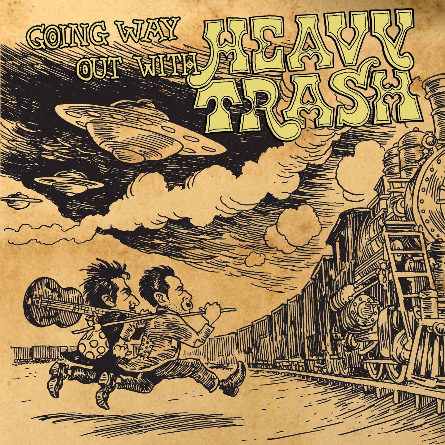 HEAVY TRASH - GOING WAY OUT WITH HEAVY TRASH (2CDS)