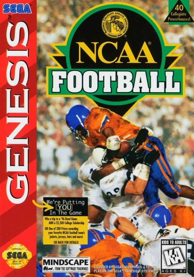 NCAA FOOTBALL - GENESIS (CARTRIDGE ONLY)