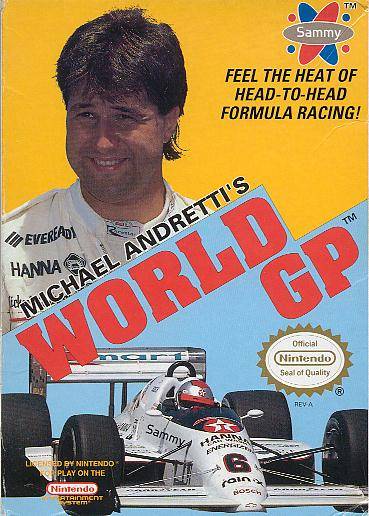 MICHAEL ANDRETTI'S WORLD GP - NES (W/BOX & MANUAL)