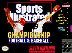 SPORTS ILLUSTRATED CHAMPIONSHIP FOOTBALL - SNES (W/BOX & MANUAL)