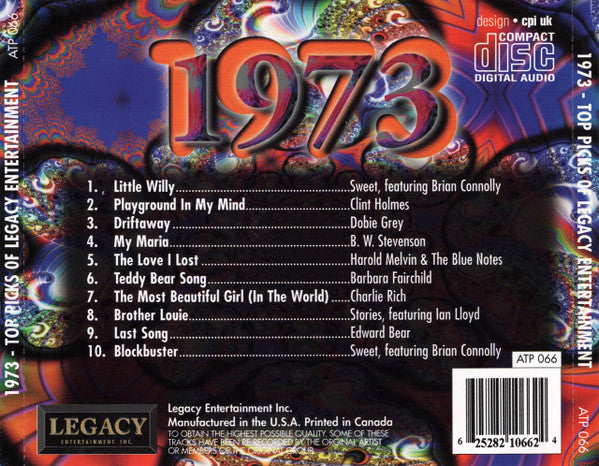 VARIOUS - 1973-TOP PICKS OF LEGACY ENTERTAINMENT