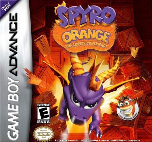 SPYRO ORANGE: THE CORTEX CONSPIRACY - GBA (CARTRIDGE ONLY)