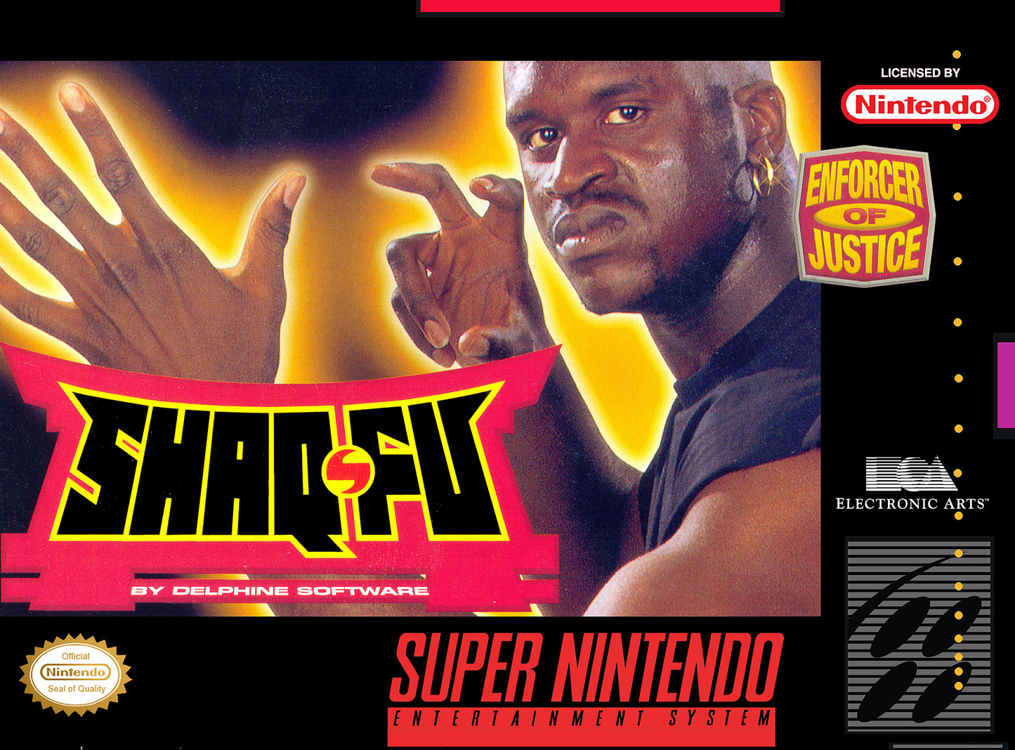 SHAQ FU - SNES (W/BOX & MANUAL)