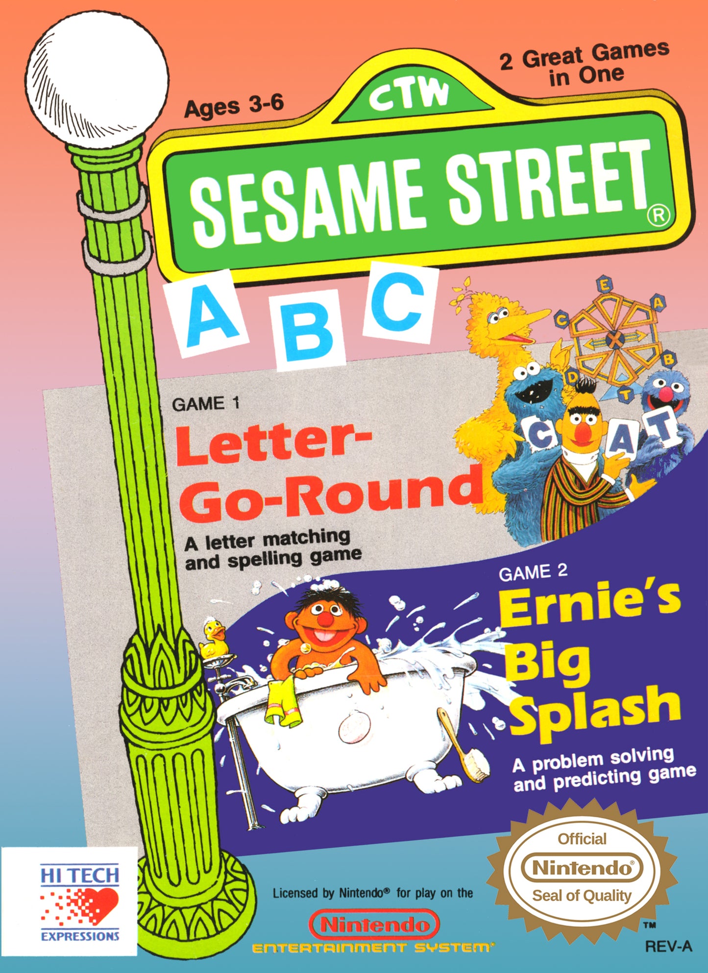 SESAME STREET ABC - NES