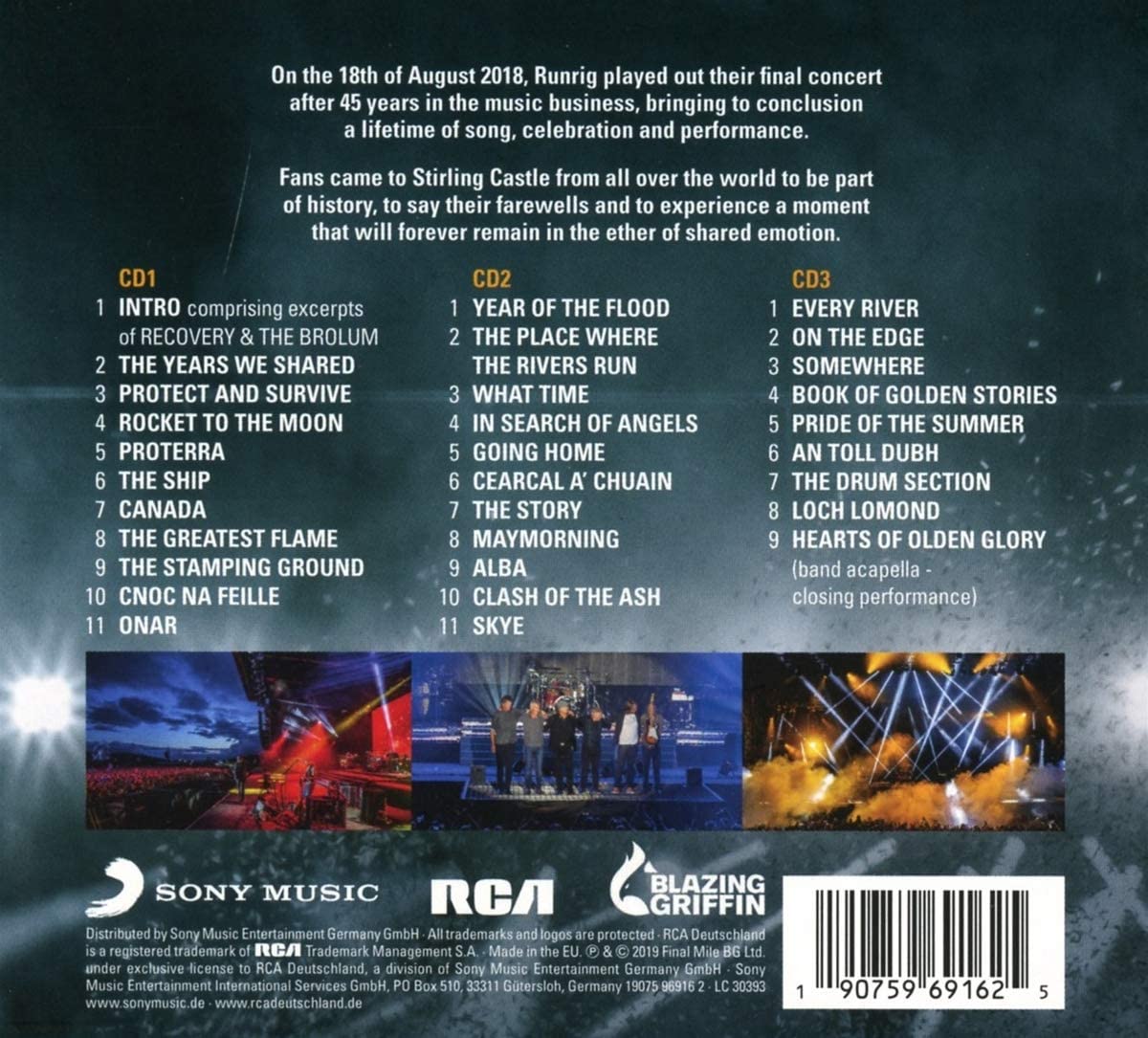 RUNRIG - LAST DANCE: FAREWELL CONCERT (3CDS)