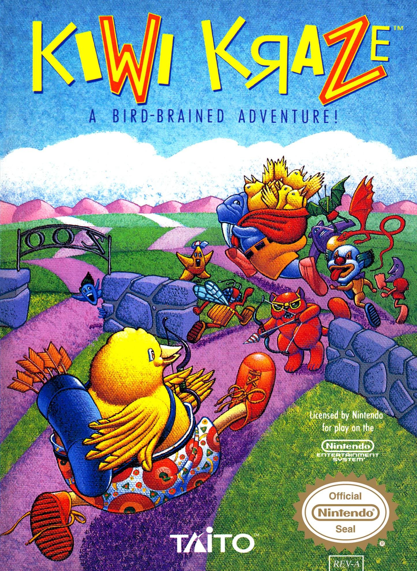 KIWI KRAZE - NES (W/BOX & MANUAL)