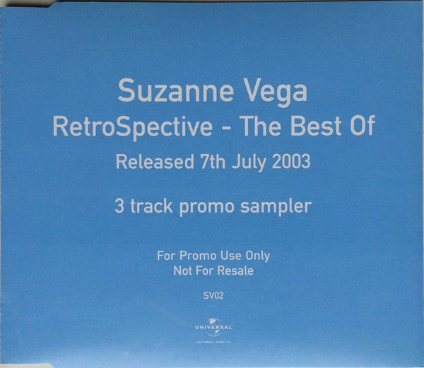 VEGA, SUZANNE - RETROSPECTIVE: BEST OF (2CDS IMPORT)