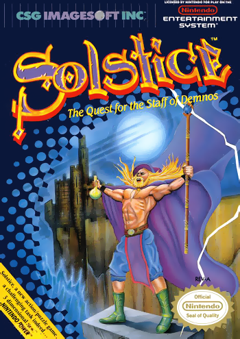SOLSTICE - NES (W/BOX & MANUAL)