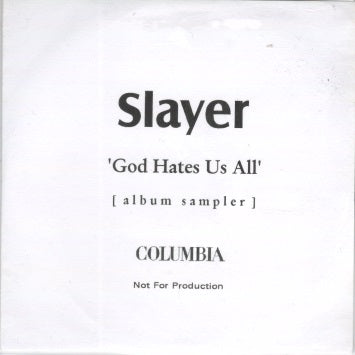 SLAYER - GOD HATES US ALL (19 TRACKS LTD ED)