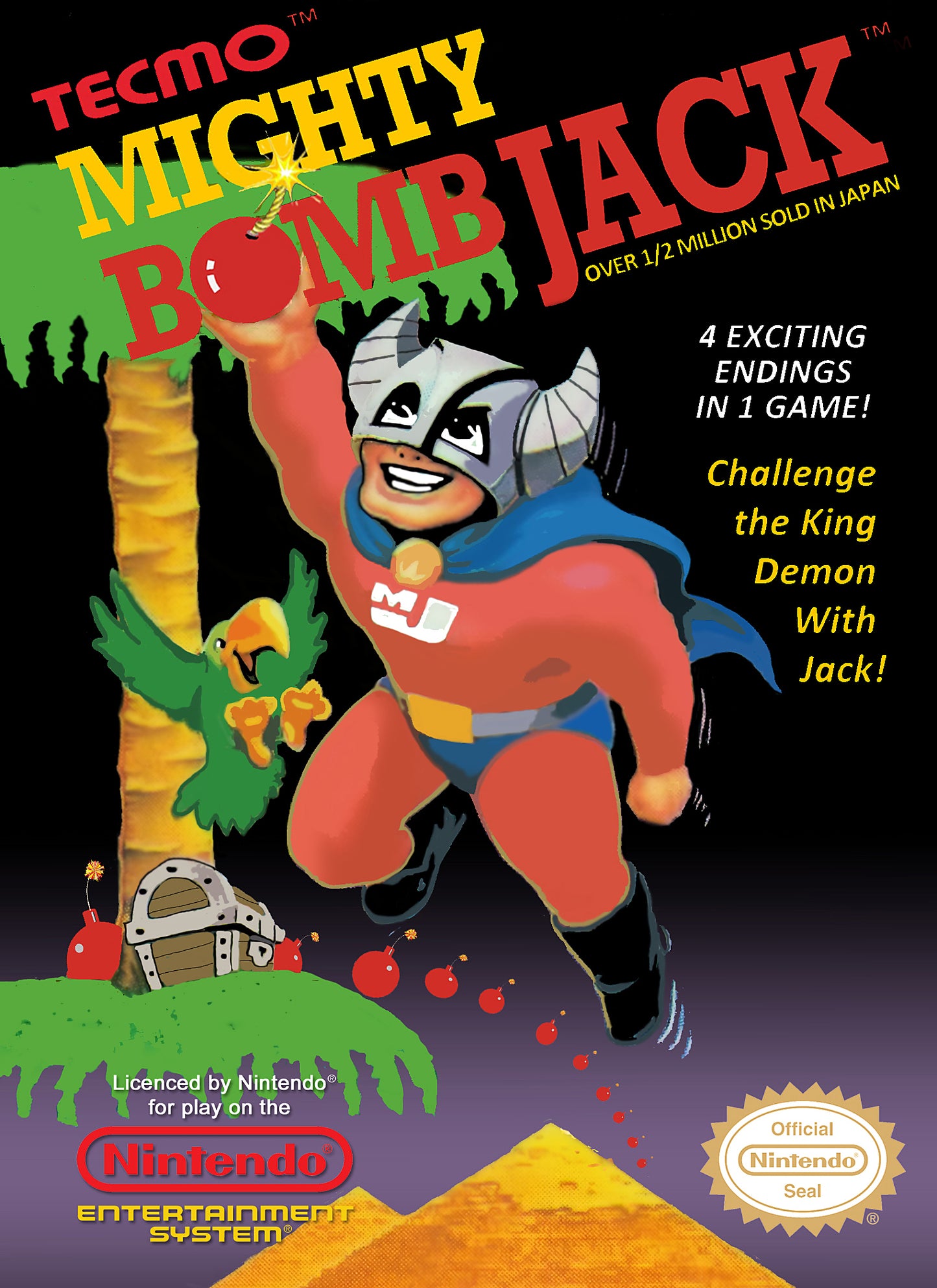 MIGHTY BOMB JACK - NES (W/BOX)