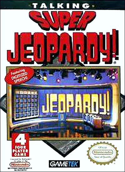 TALKING SUPER JEOPARDY - NES (W/BOX)