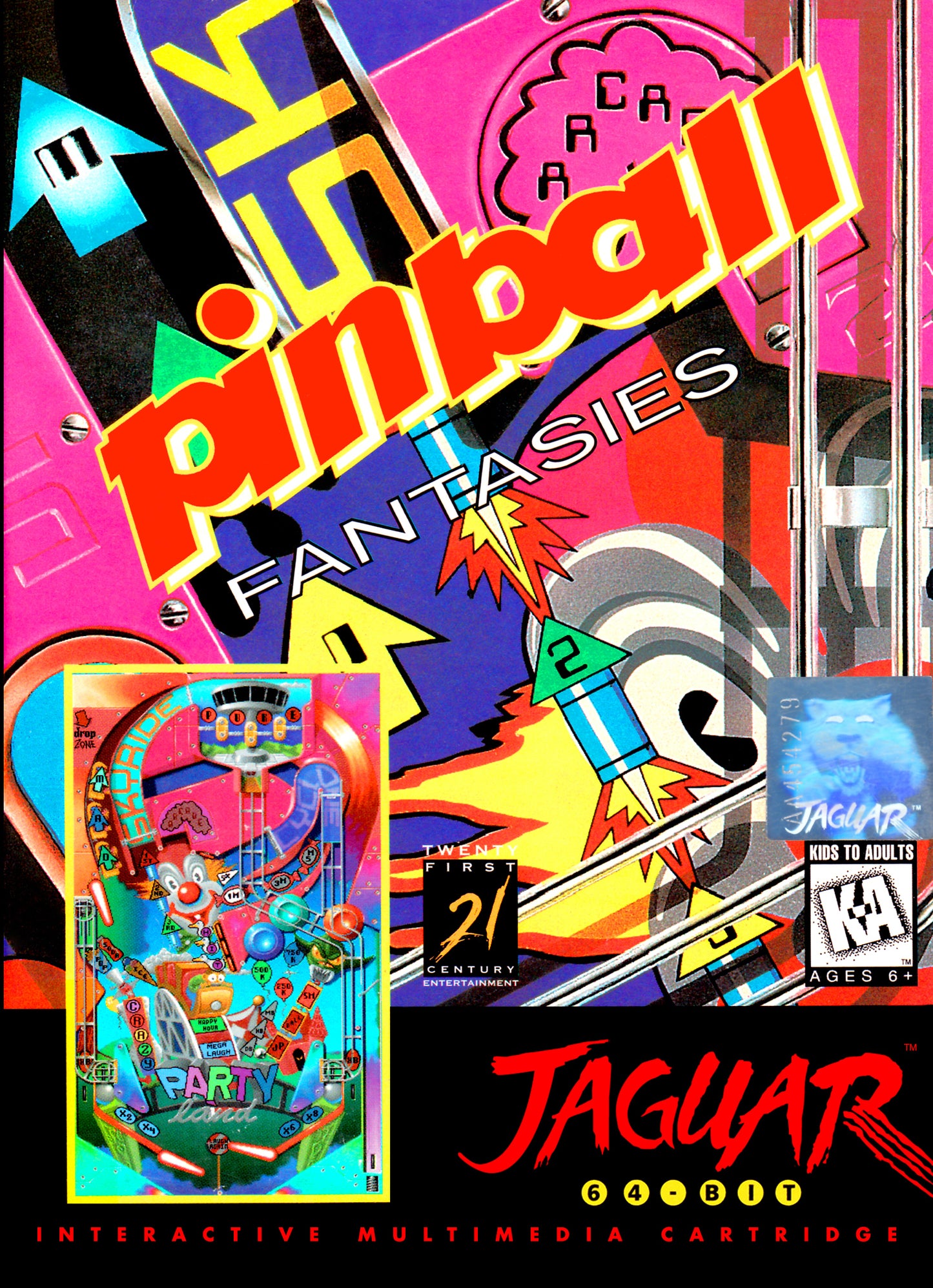 PINBALL FANTASIES - JAGUAR (CARTRIDGE ONLY)