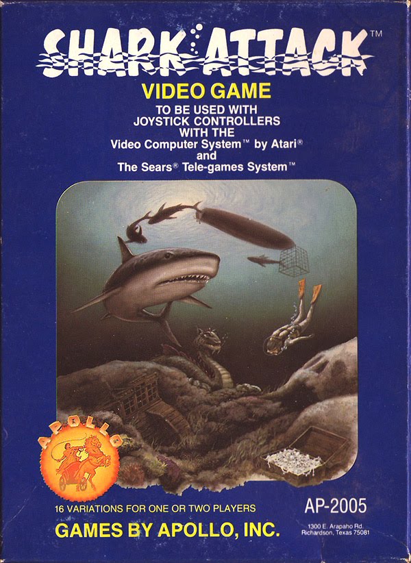 SHARK ATTACK - ATARI2600 (CARTRIDGE ONLY)