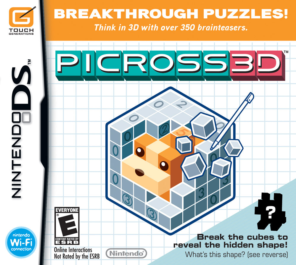 PICROSS 3D (CARTRIDGE ONLY) - DS