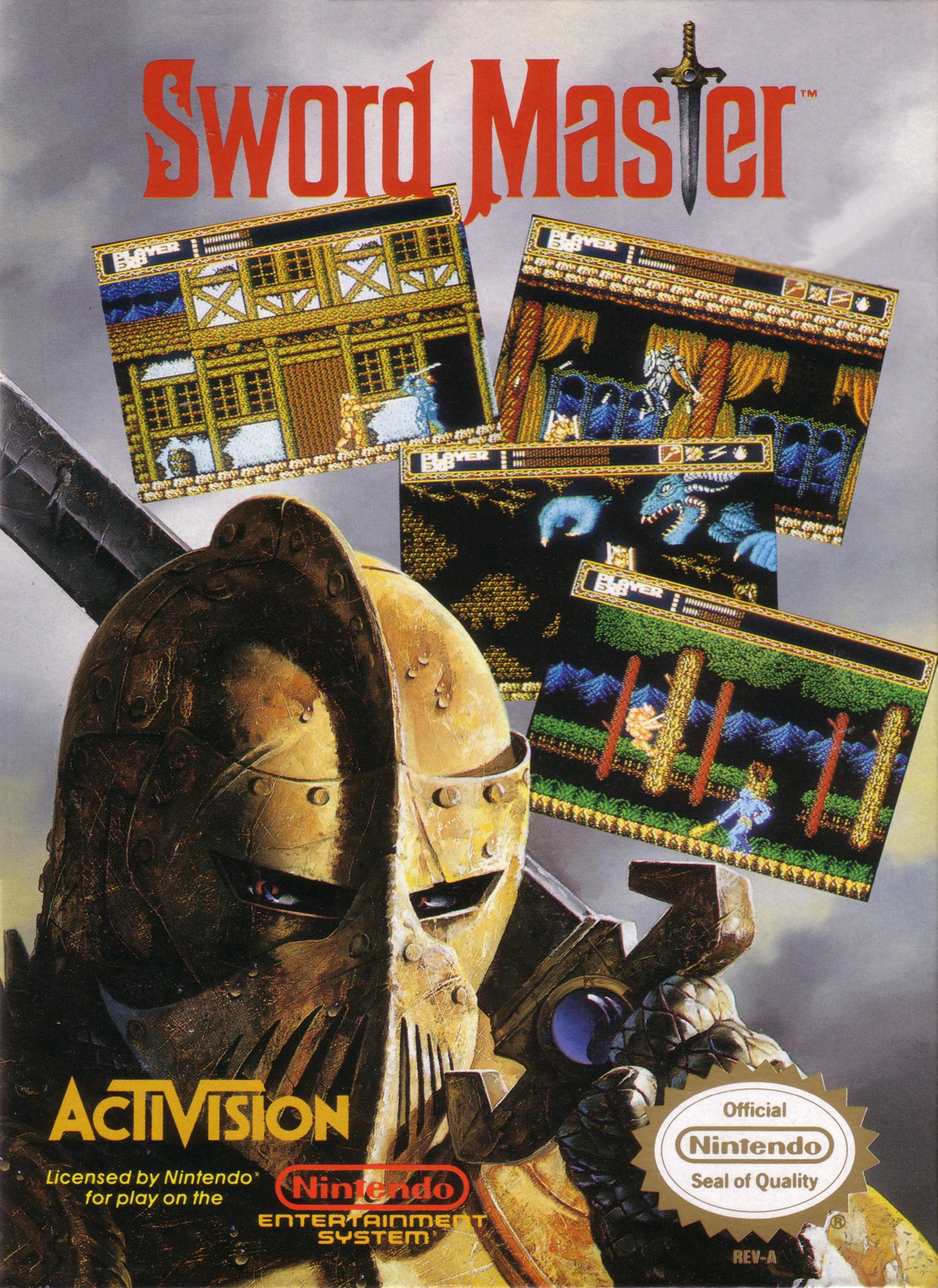 SWORD MASTER - NES (W/BOX & MANUAL)