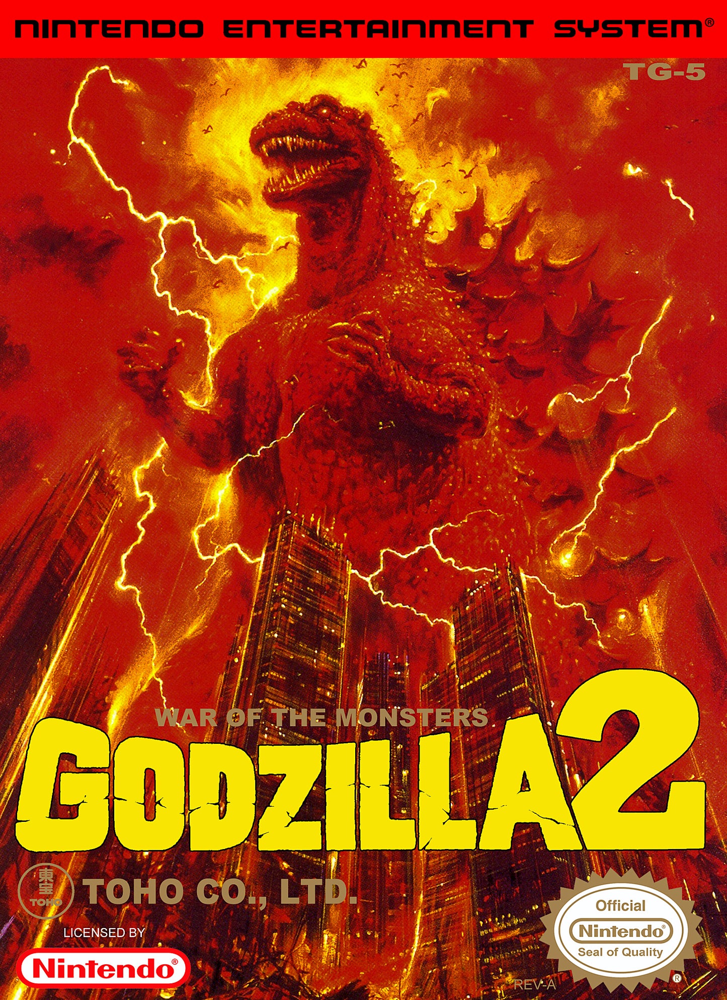 GODZILLA 2 - NES (W/BOX)