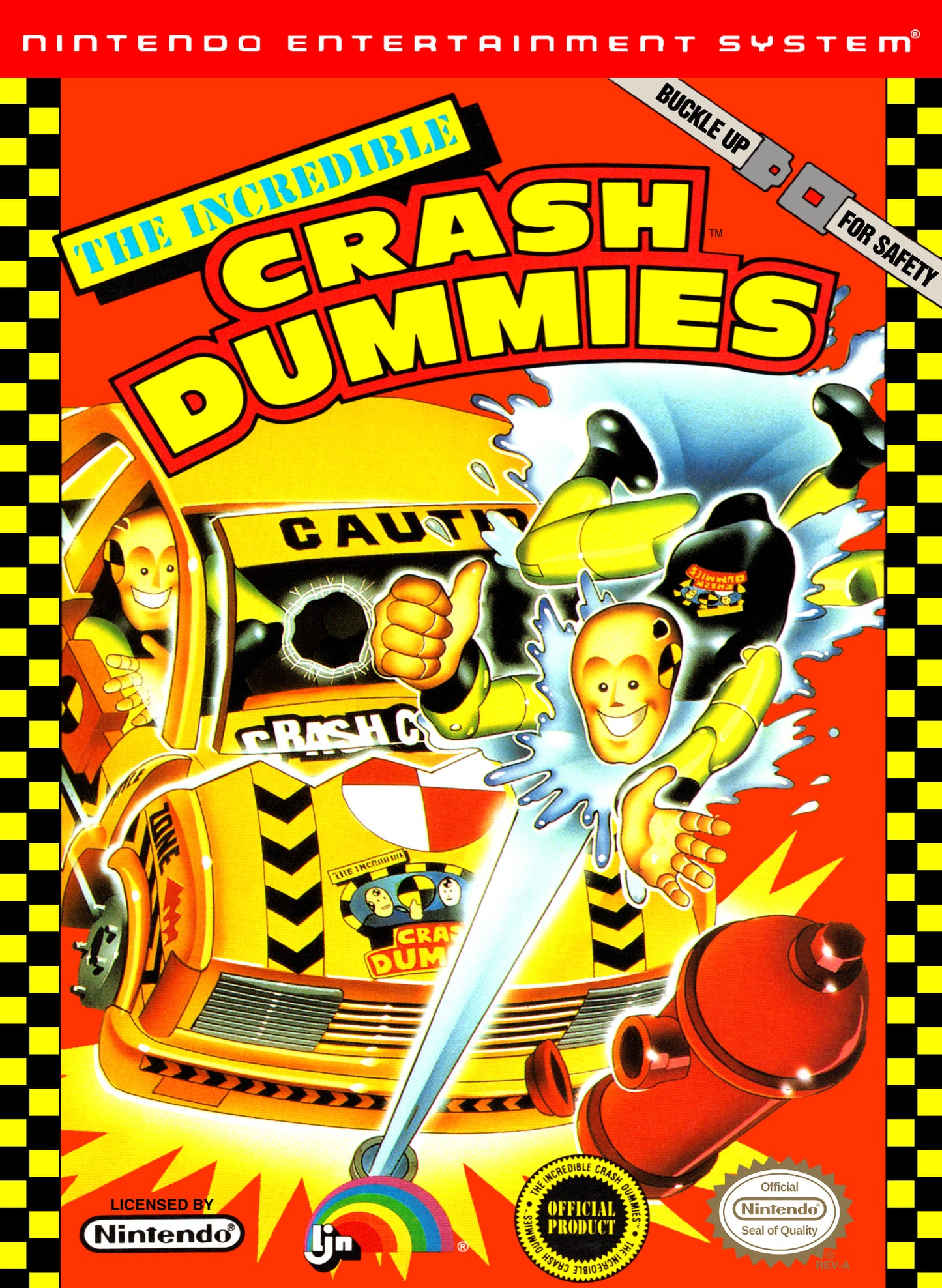 INCREDIBLE CRASH DUMMIES - SNES (W/BOX & MANUAL)